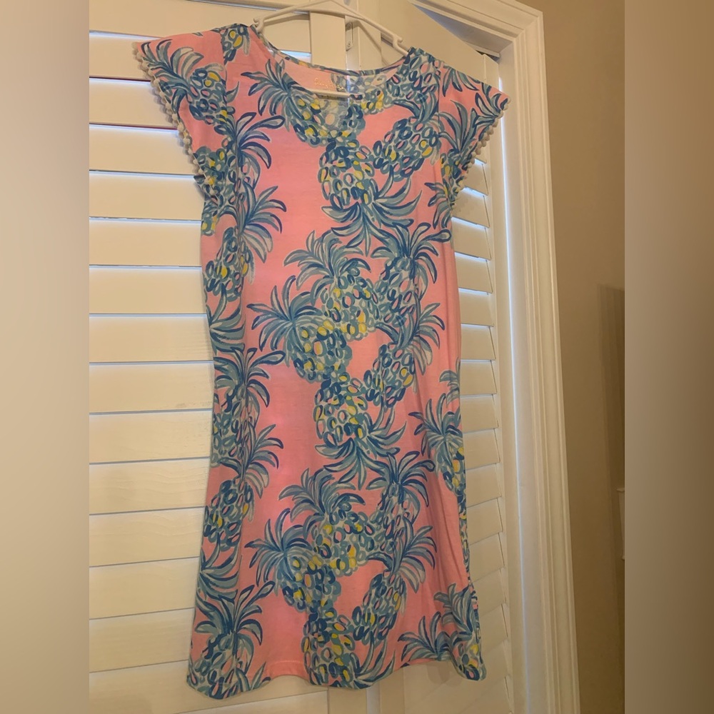 Lilly Pulitzer Pink and Blue Floral Dress